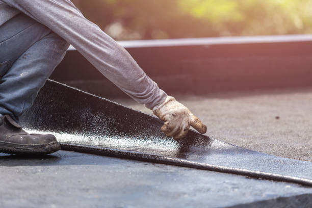 Professional Emergency Waterproofing technician working in Brownsburg, IN